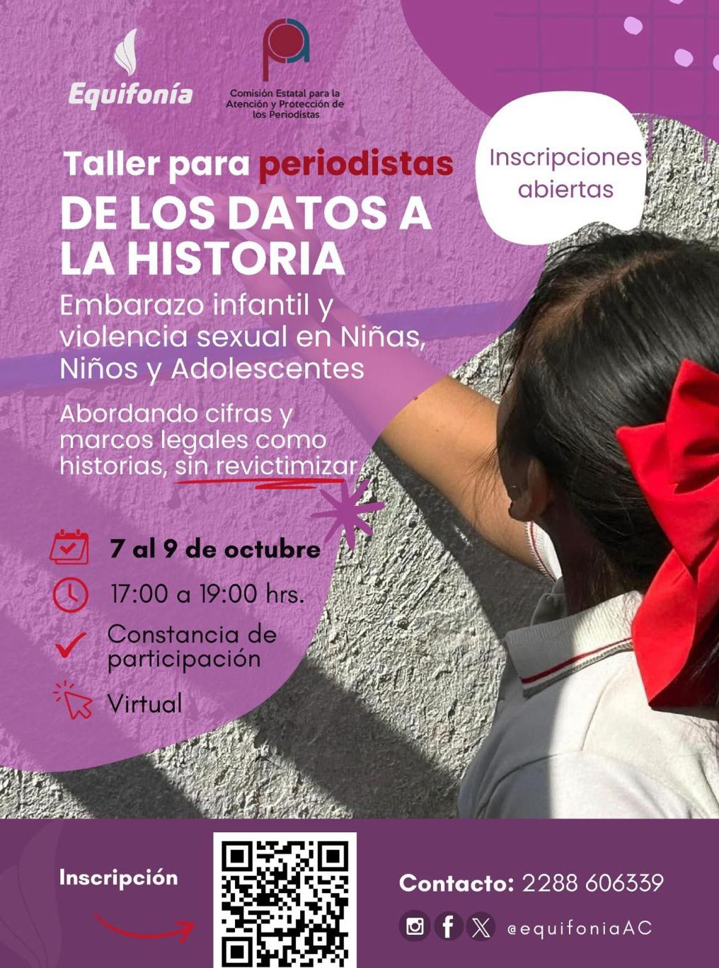 Taller para periodistas: cómo narrar el embarazo infantil sin revictimizar