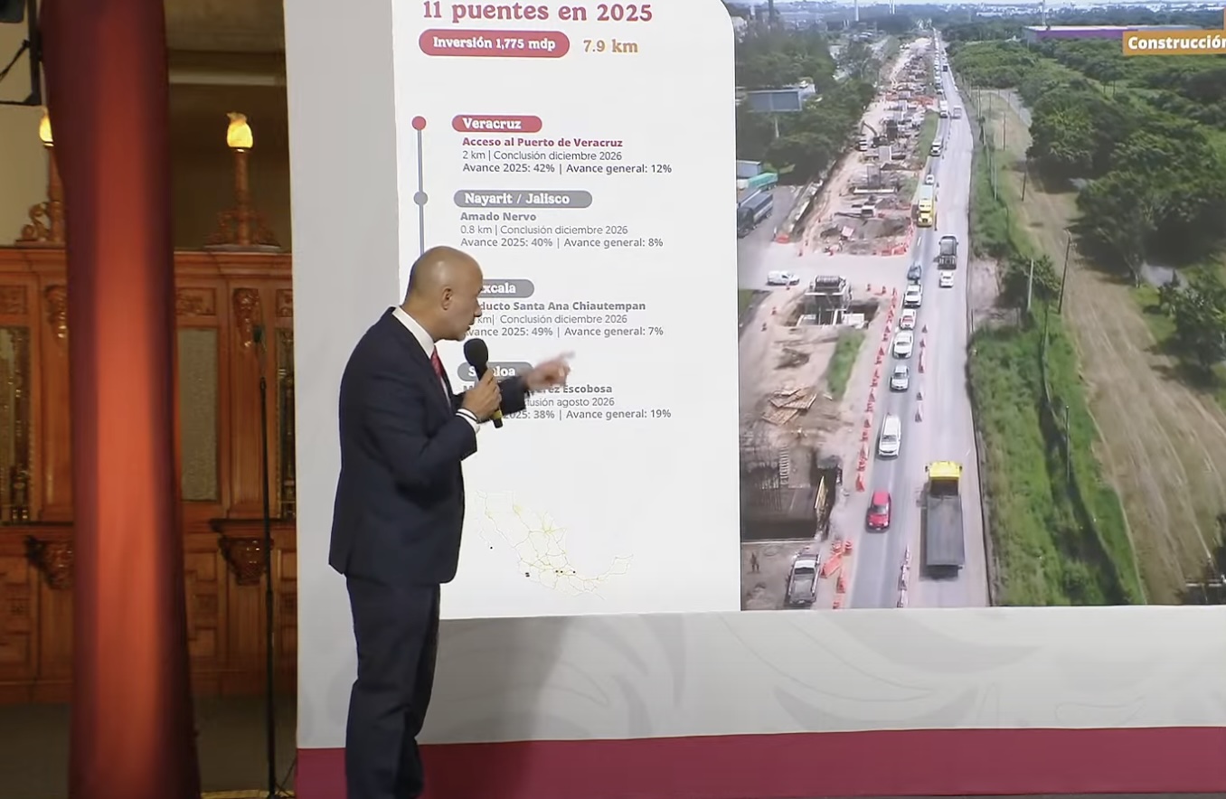 Obra de acceso al puerto de Veracruz avanza 12%: SICT