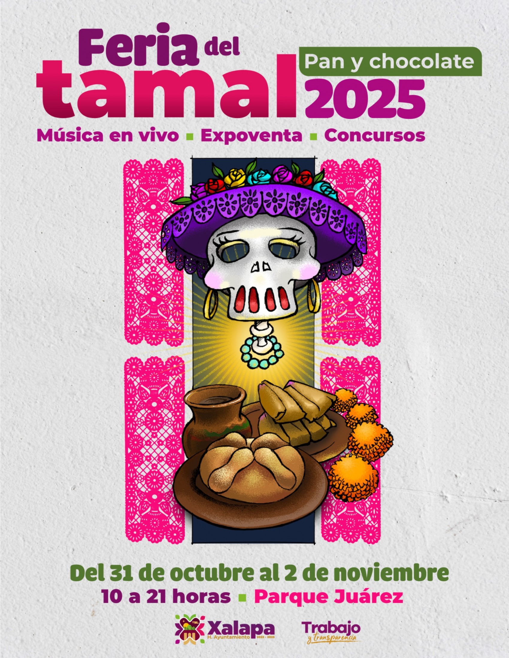 Feria del Tamal, Pan y Chocolate, del 31 de octubre al 2 de noviembre