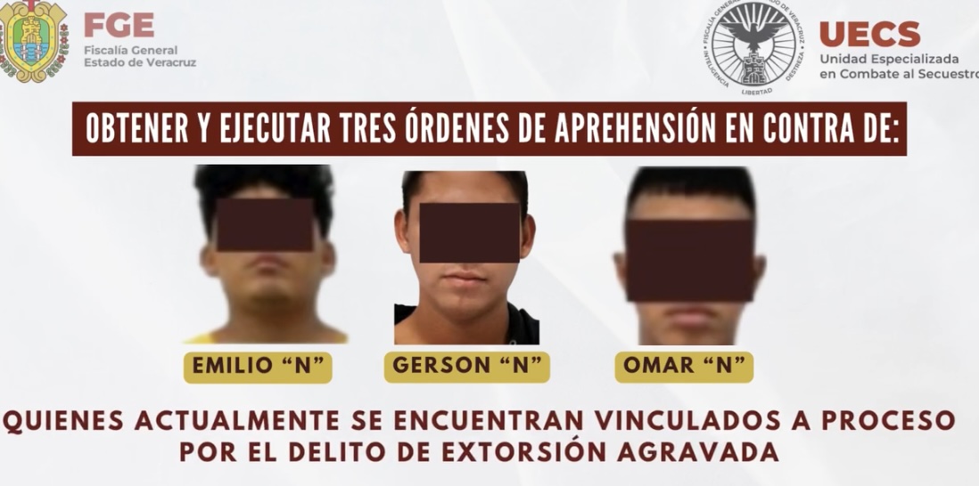 Desarticulan célula de extorsión en Coatzacoalcos; hay seis detenidos