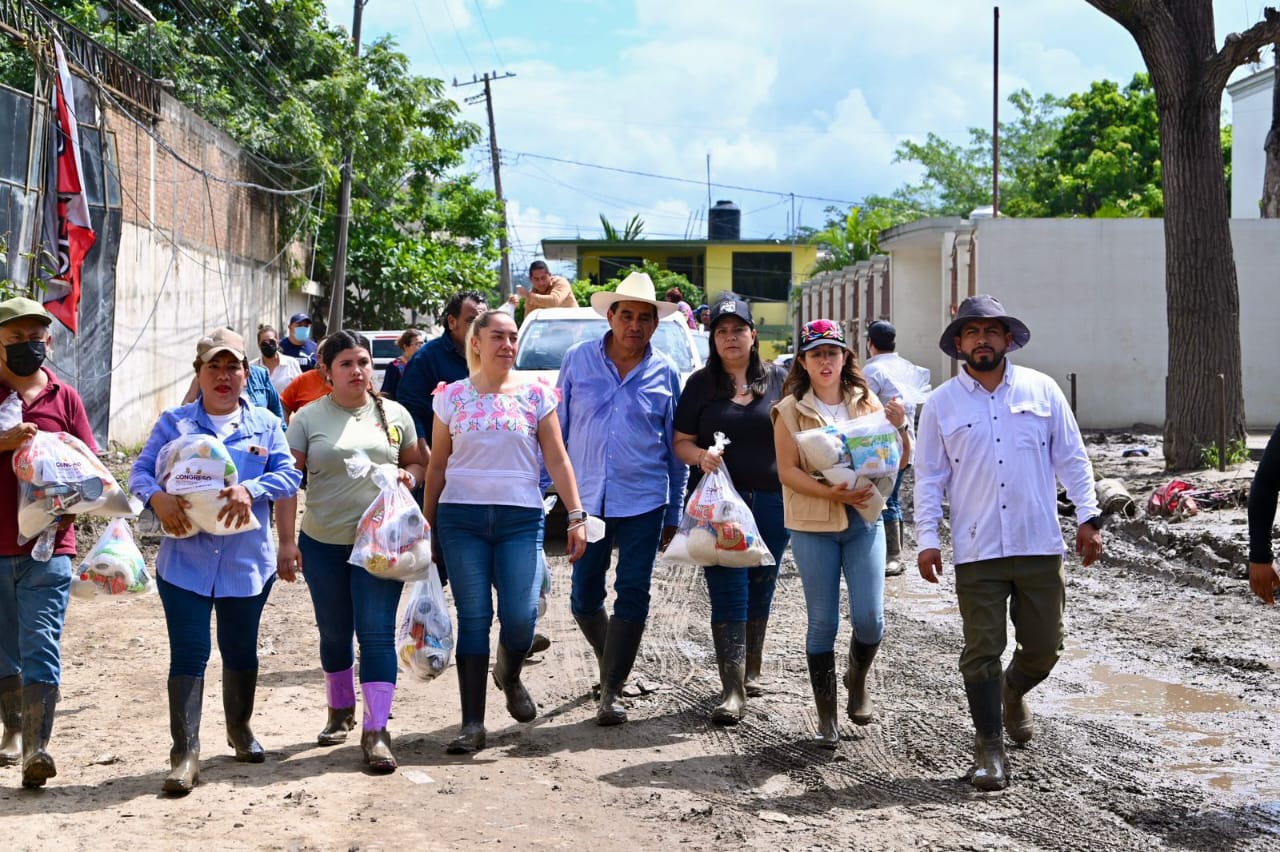 Lleva Congreso ayuda humanitaria a damnificados del norte de Veracruz