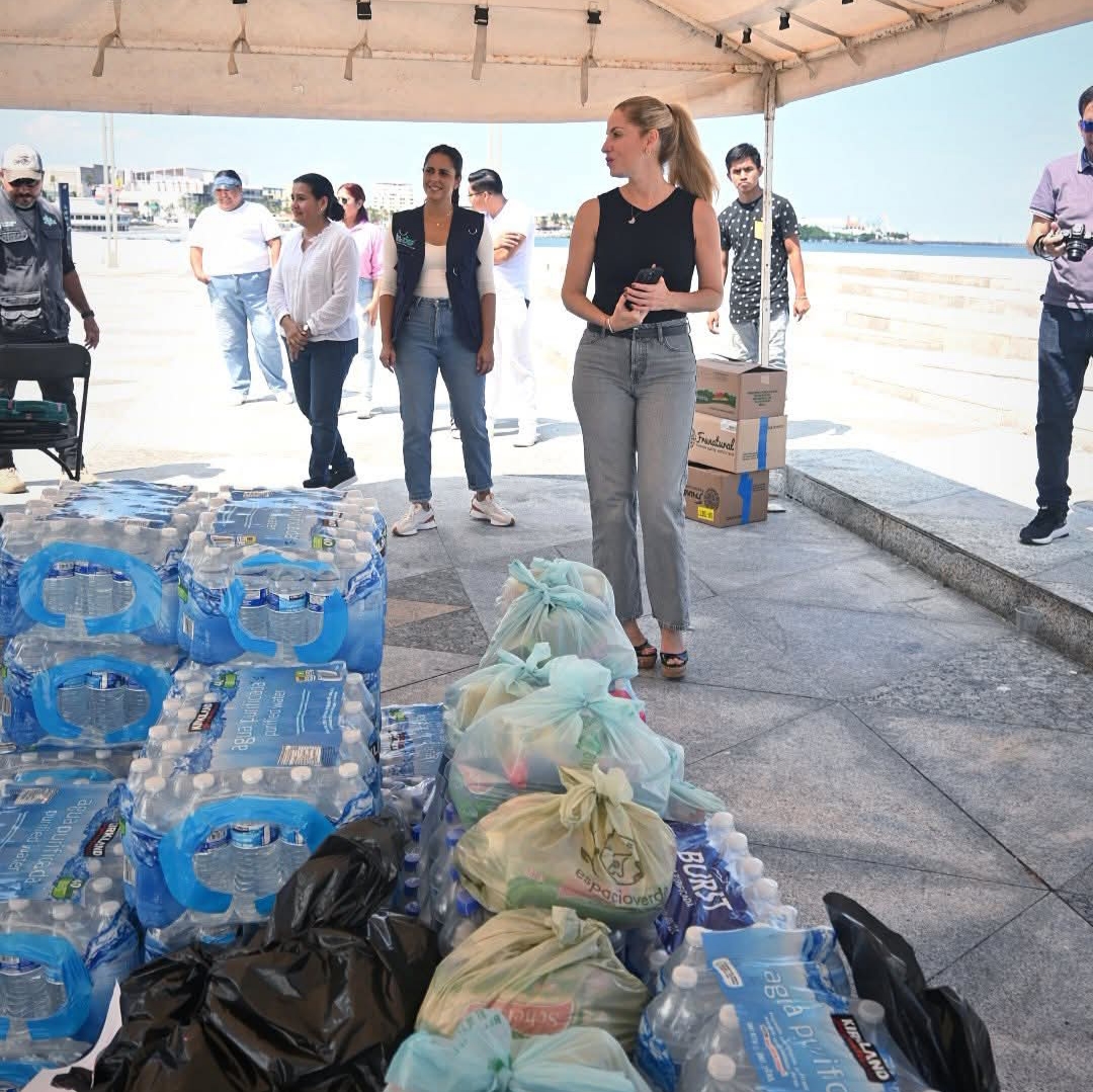 DIF porteño mantiene abiertos cuatro centros de acopio para reunir ayuda humanitaria para enviar a Poza Rica