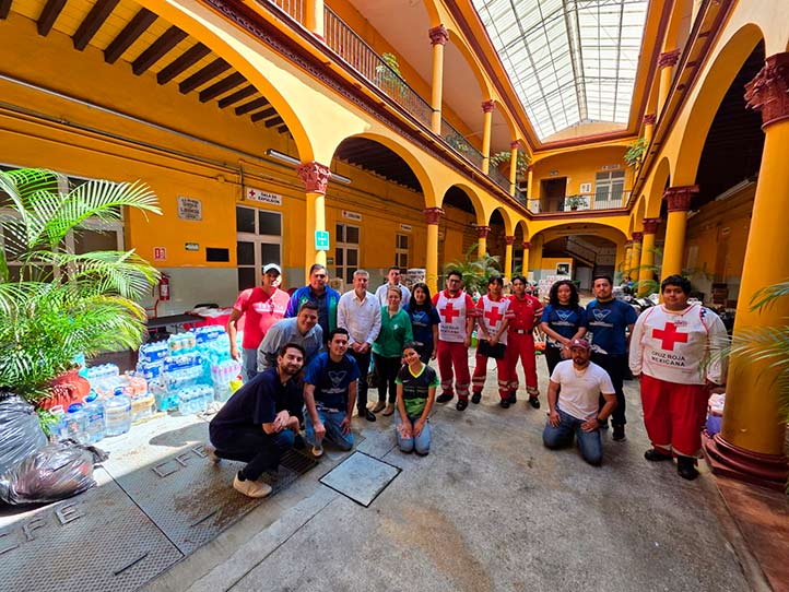 Región Orizaba-Córdoba reunió cerca de seis toneladas de víveres