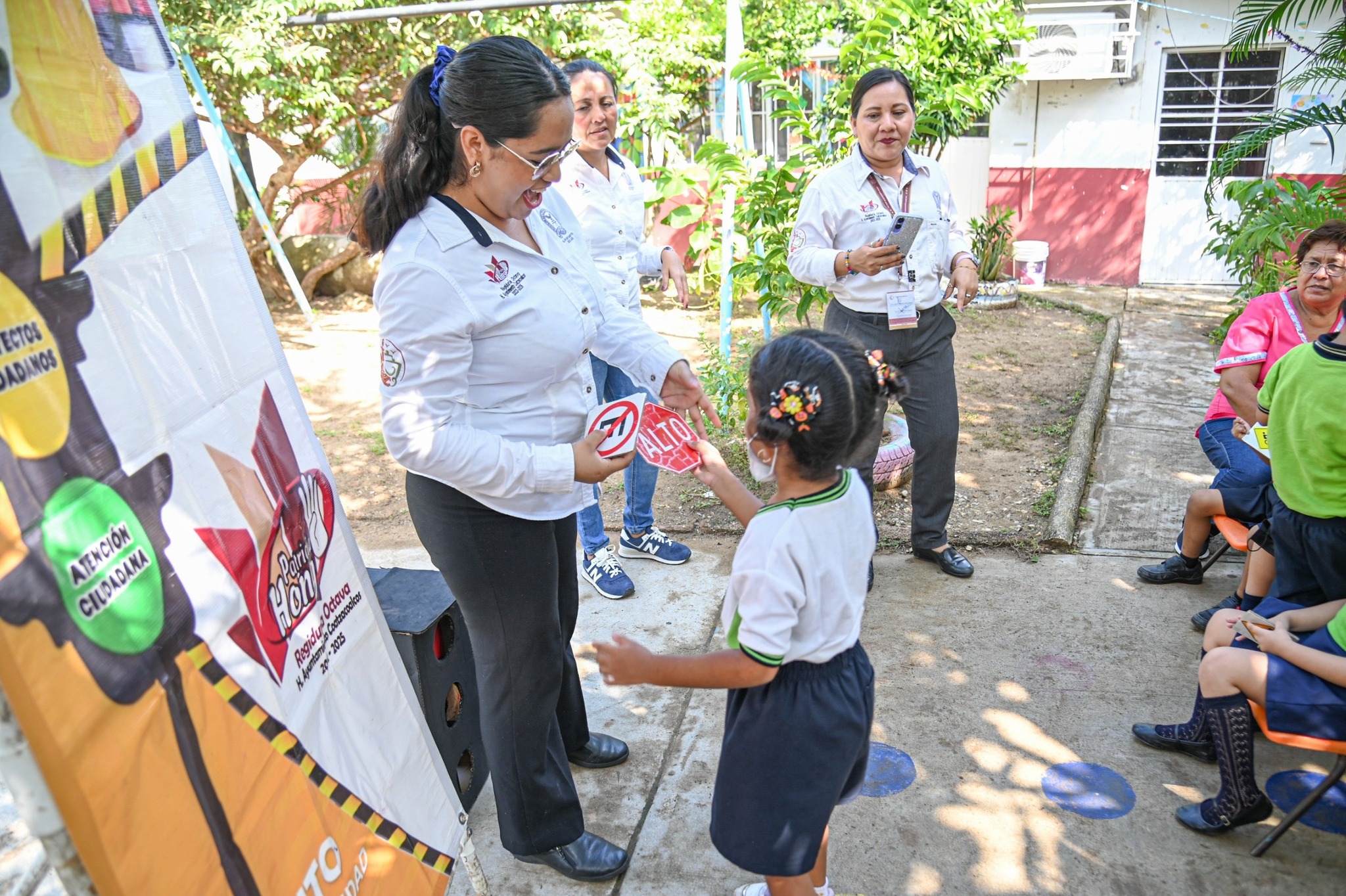Promueven la prevención y seguridad vial en el Jardín de Niños “Luz María Serradel”