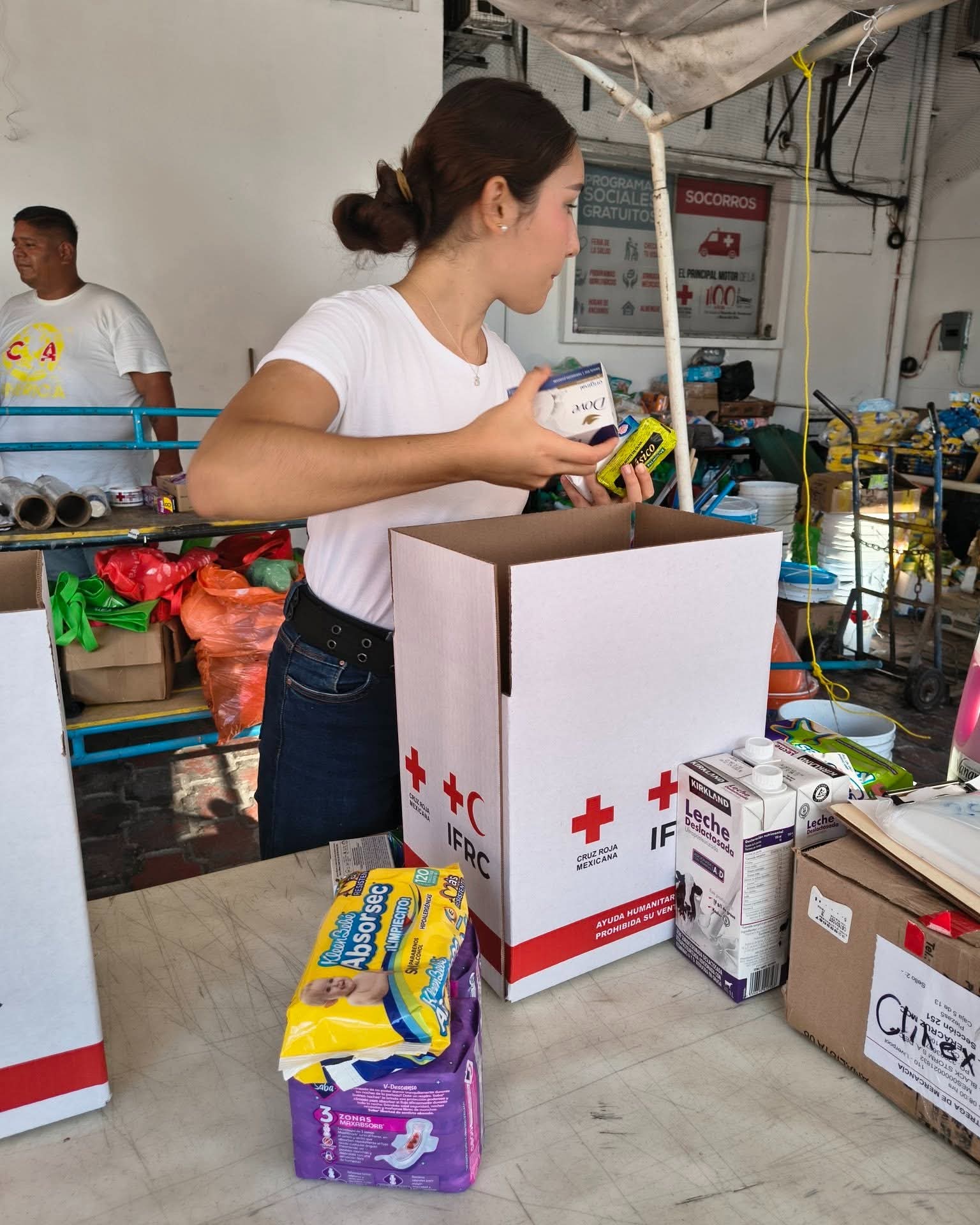 Cruz Roja requiere voluntarios para el centro de acopio de esta ciudad de Veracruz