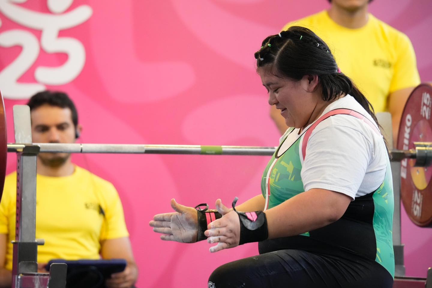 Evelin Lechuga, la atleta veracruzana que levantó dos oros en Chile