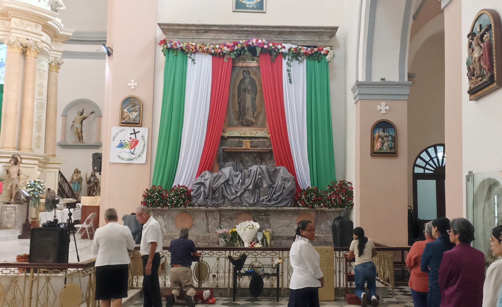 Aumenta el fervor religioso a la Virgen de Guadalupe en este 2025: diócesis de Veracruz