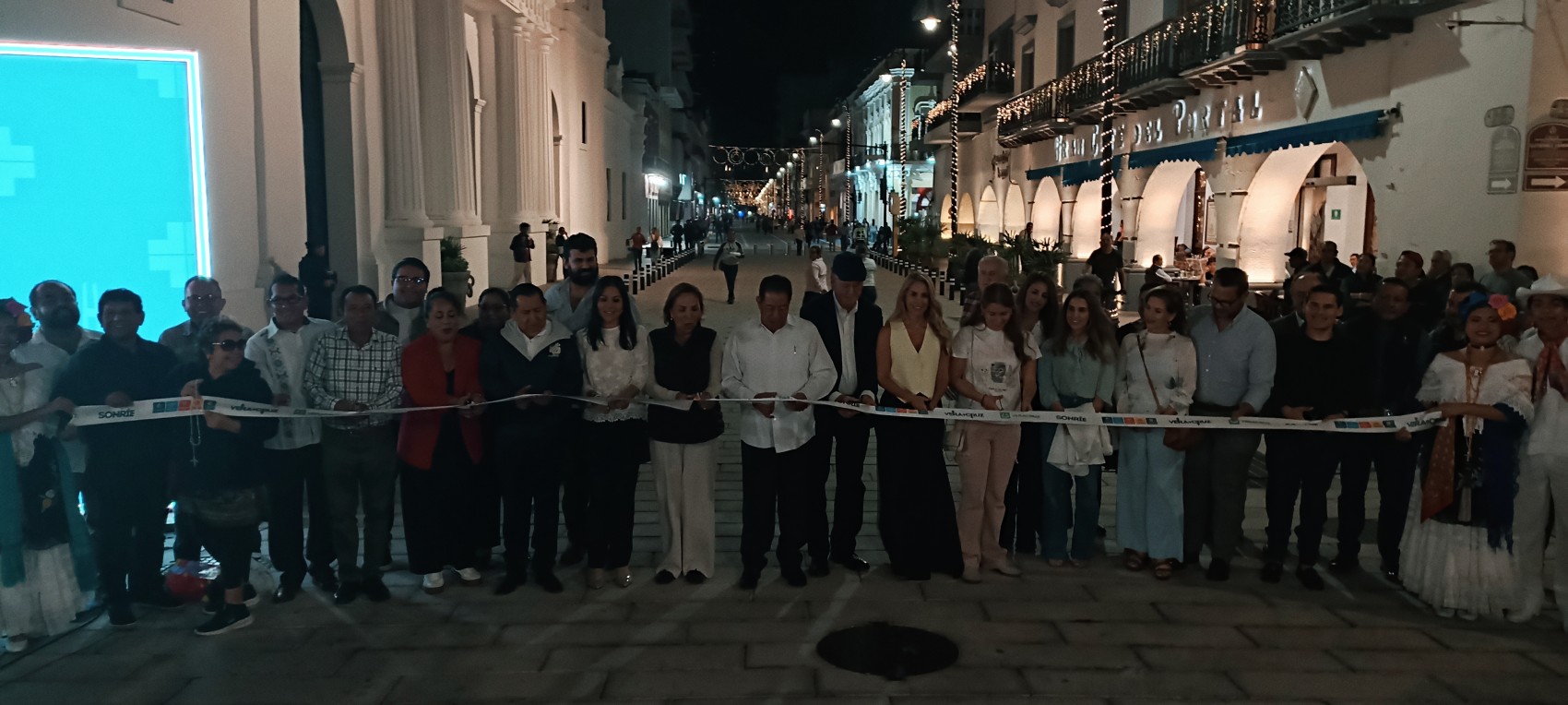 Paty Lobeira inaugura la segunda etapa de rehabilitación del Centro Histórico de Veracruz