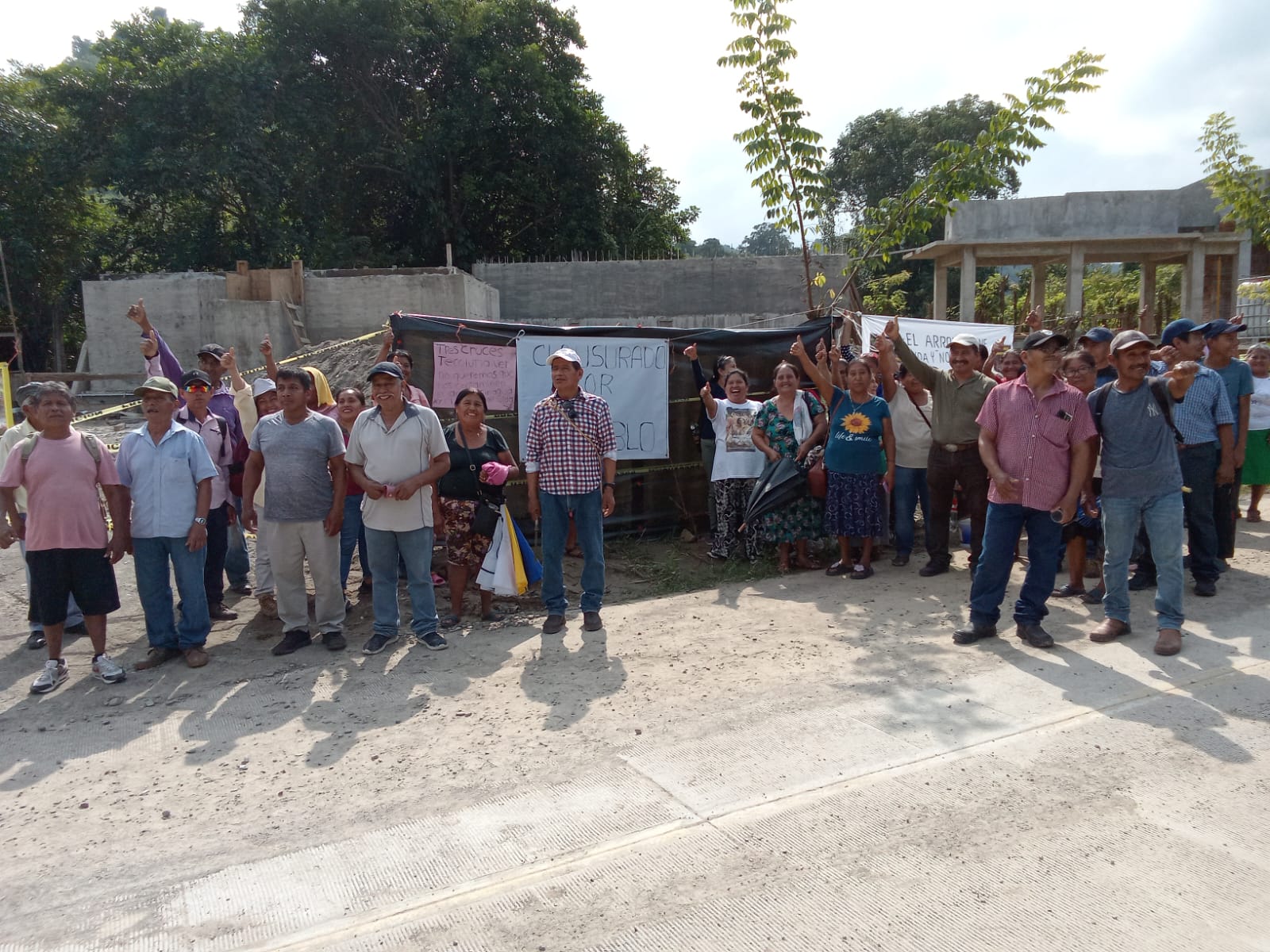 Exigen cancelación de Planta de tratamiento en El Cedro en Papantla