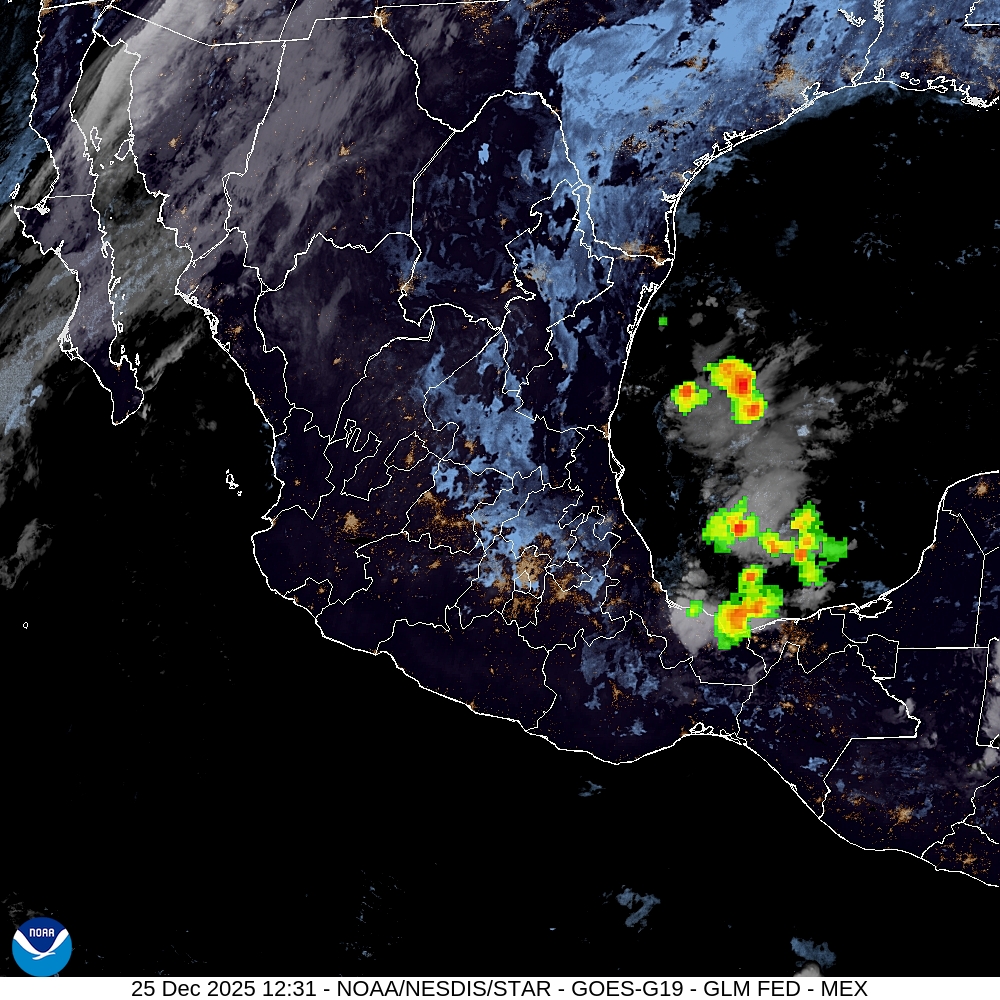 Persisten lluvias y viento del norte en Veracruz durante próximas 24 horas