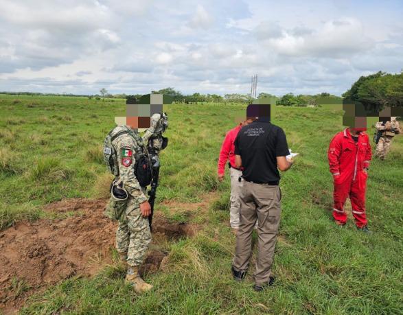 En cateo, FGR localiza e inhabilita toma clandestina de hidrocarburo en Ciudad Isla