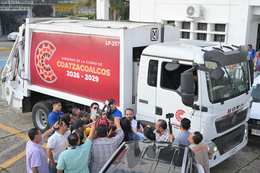 Refuerzan servicio de limpia pública en Coatzacoalcos con nuevas unidades y modelo operativo