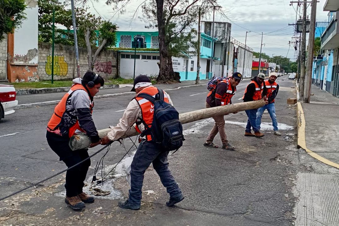 Reporta PC municipal saldo blanco por el Frente Frío número 27 en la ciudad de Veracruz