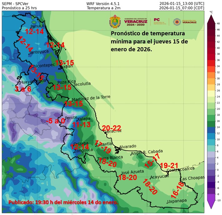 Frente Frío 28 provocará Norte y lluvias fuertes las próximas 24 horas