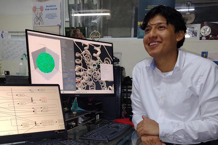 Estudiante UV analiza potencial de Verbesina persicifolia contra diabetes
