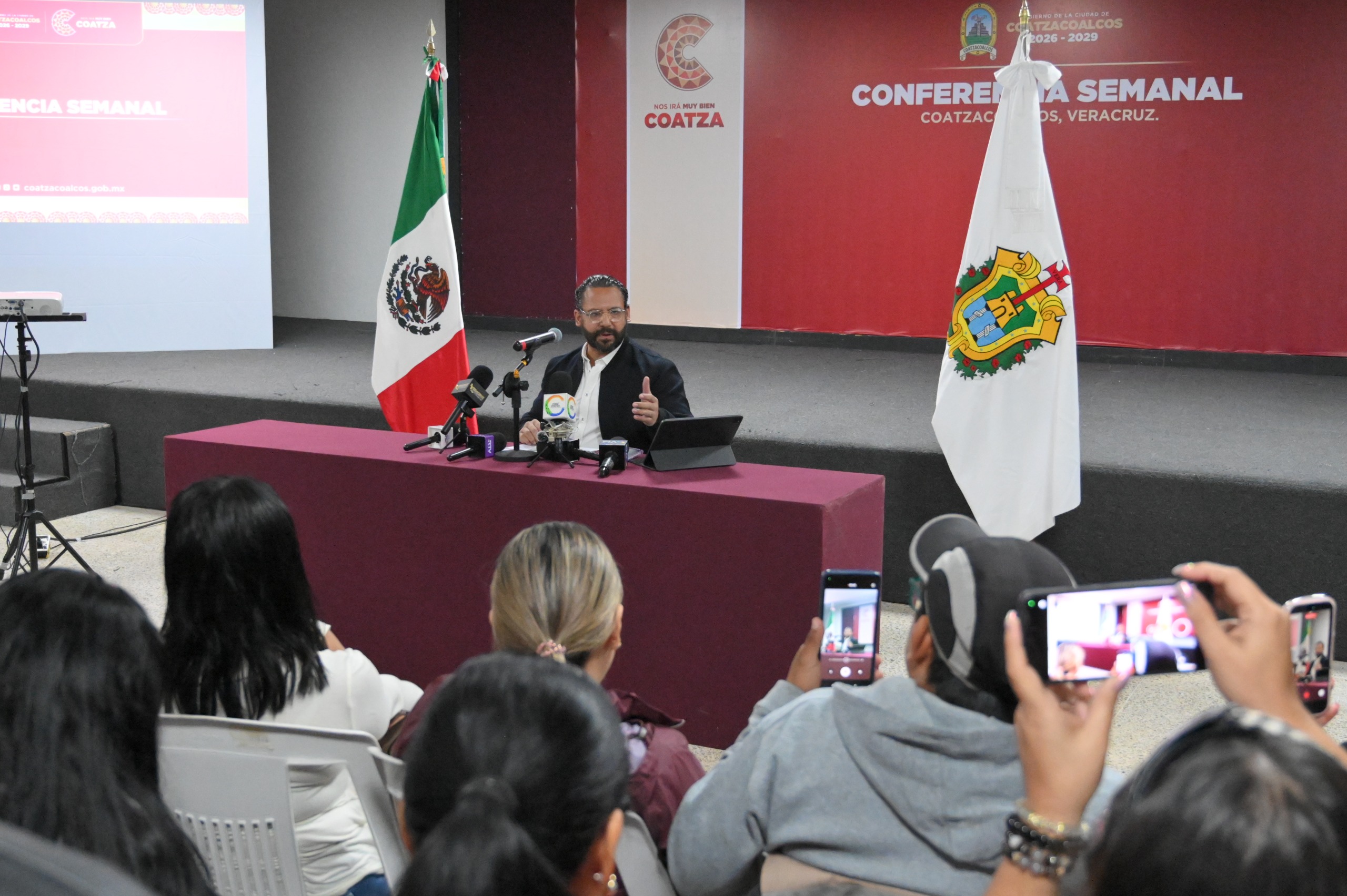 Presenta alcalde Pedro Miguel Rosaldo informe de avances a 19 días de gobierno