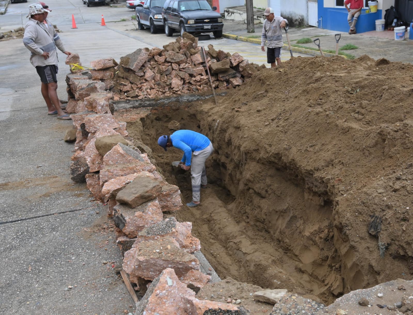 Fortalece Gobierno de Coatzacoalcos la infraestructura urbana en la Benito Juárez Norte
