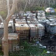 FGR asegura casi 30 mil litros de hidrocarburo en cateo en Coatzacoalcos