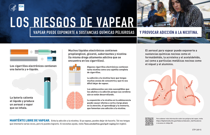 Vapeo, problema serio de salud pública