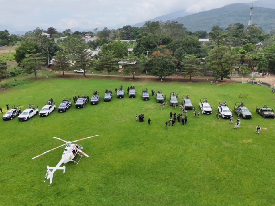 Despliegan Plan Operativo Limítrofe Veracruz-Oaxaca para reforzar seguridad