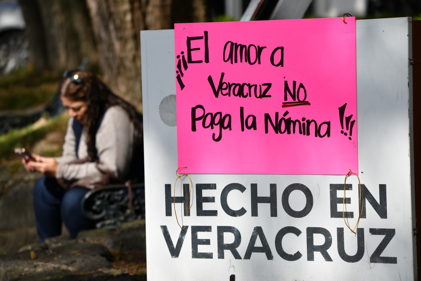 Fideicomiso Fondo del Futuro: trabajadores exigen pago en Xalapa