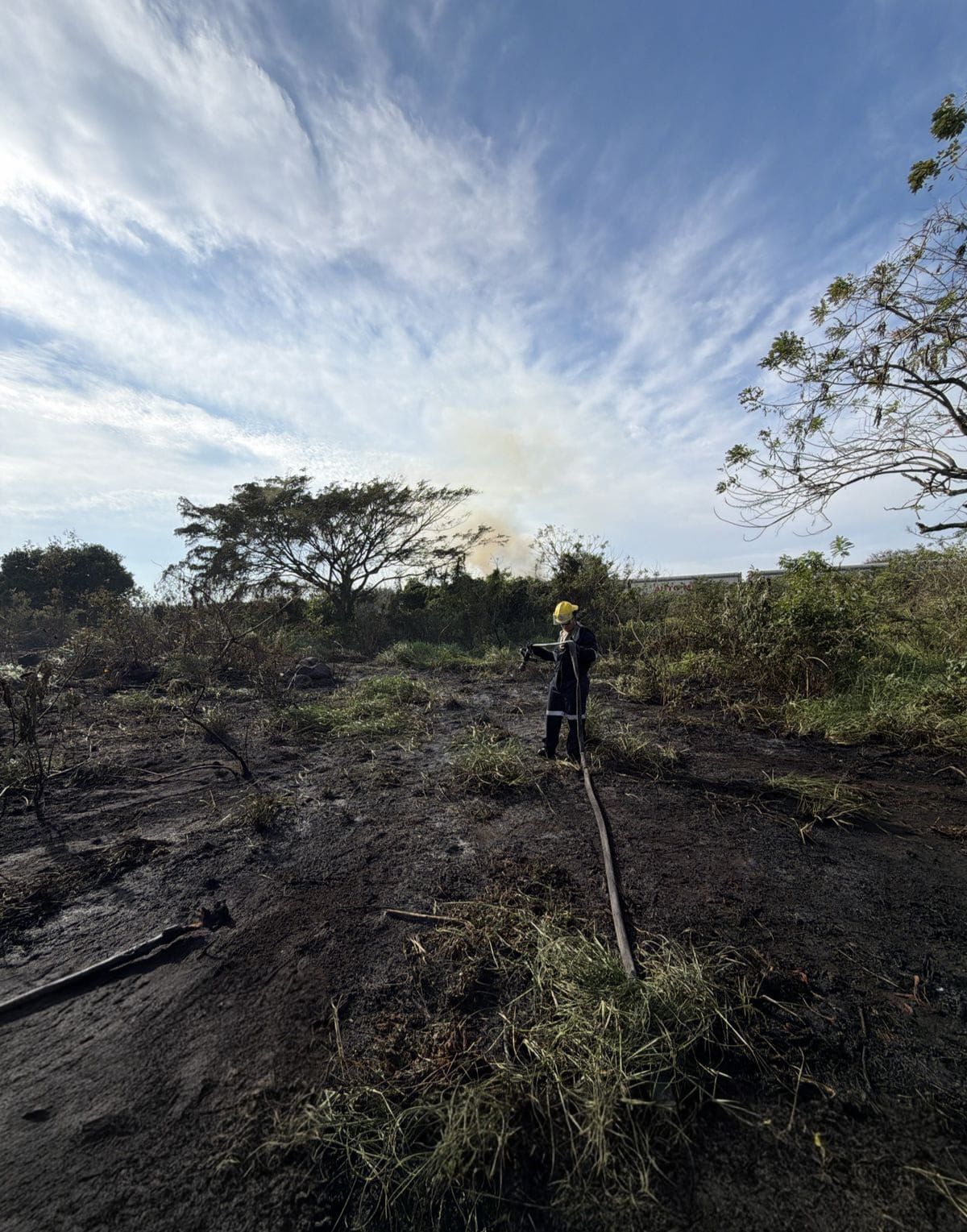 Reporta ayuntamiento de Veracruz saldo blanco por incendios de pastizales