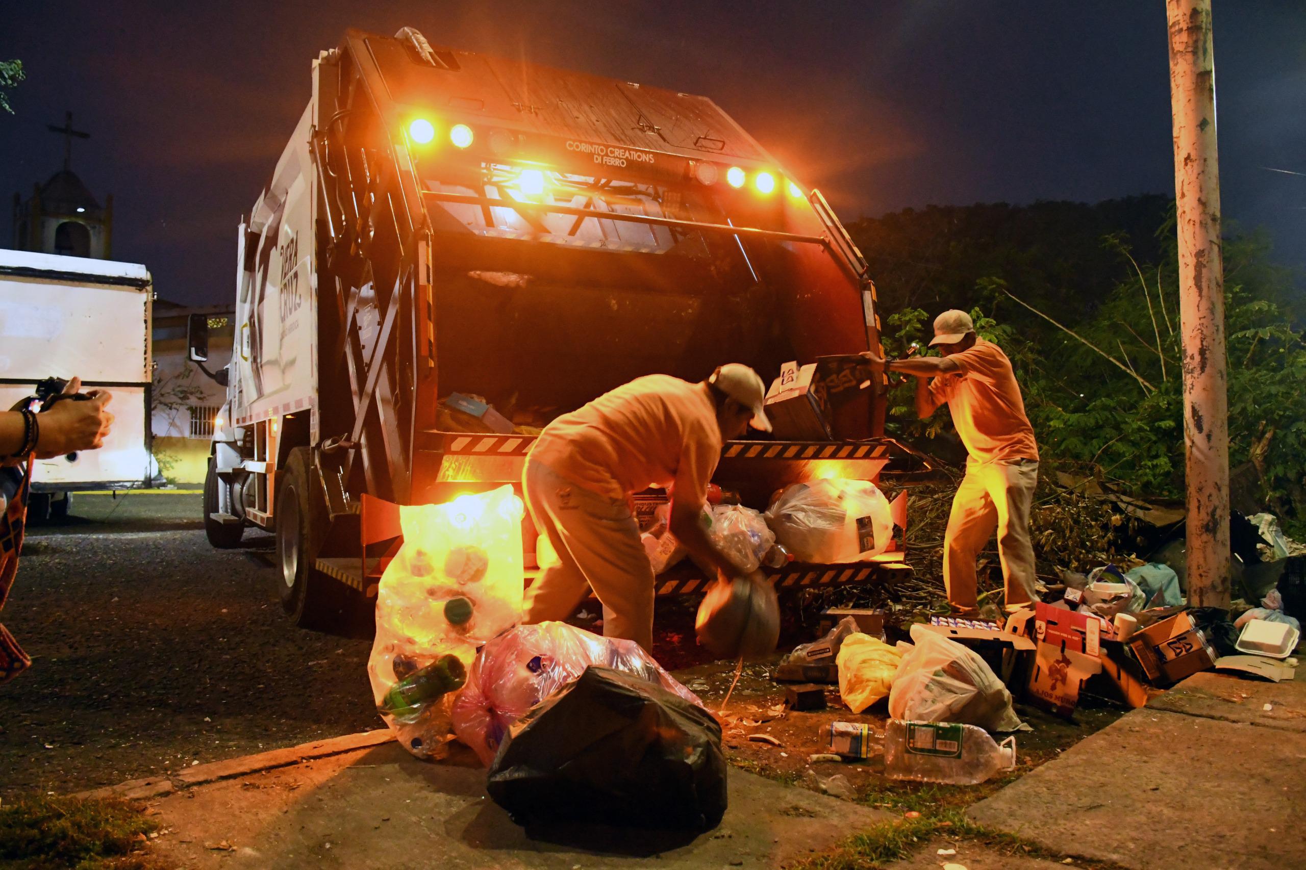 Aumentan rutas diarias de recolección de basura en la ciudad de Veracruz