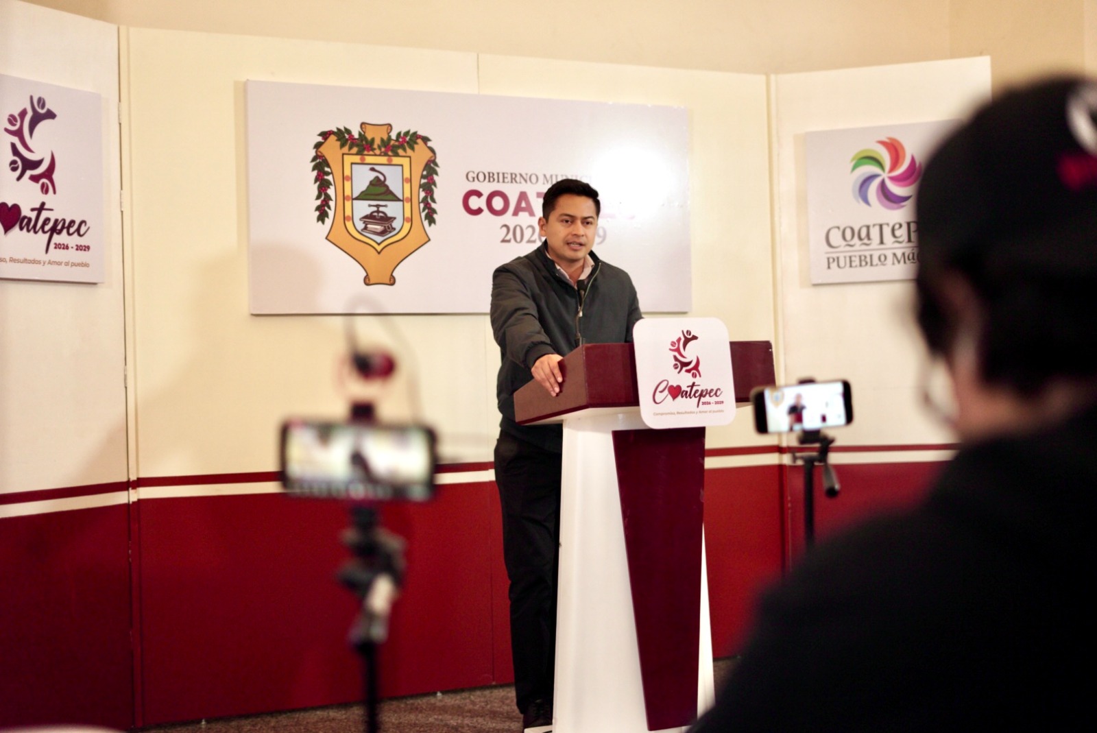 Alcalde confirma relevo y refuerzo policial en el Pueblo Mágico de Coatepec