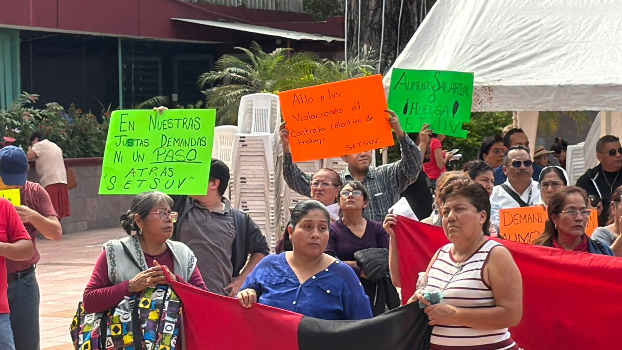 Setsuv exige 20 % de aumento salarial y marcha en Poza Rica