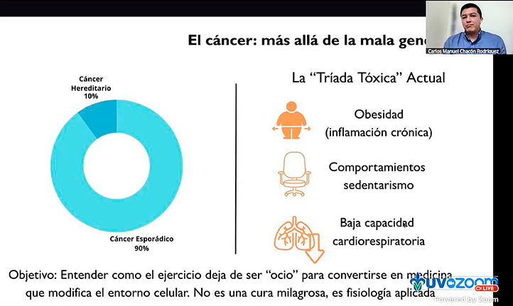 El ejercicio, factor elemental para prevenir el cáncer
