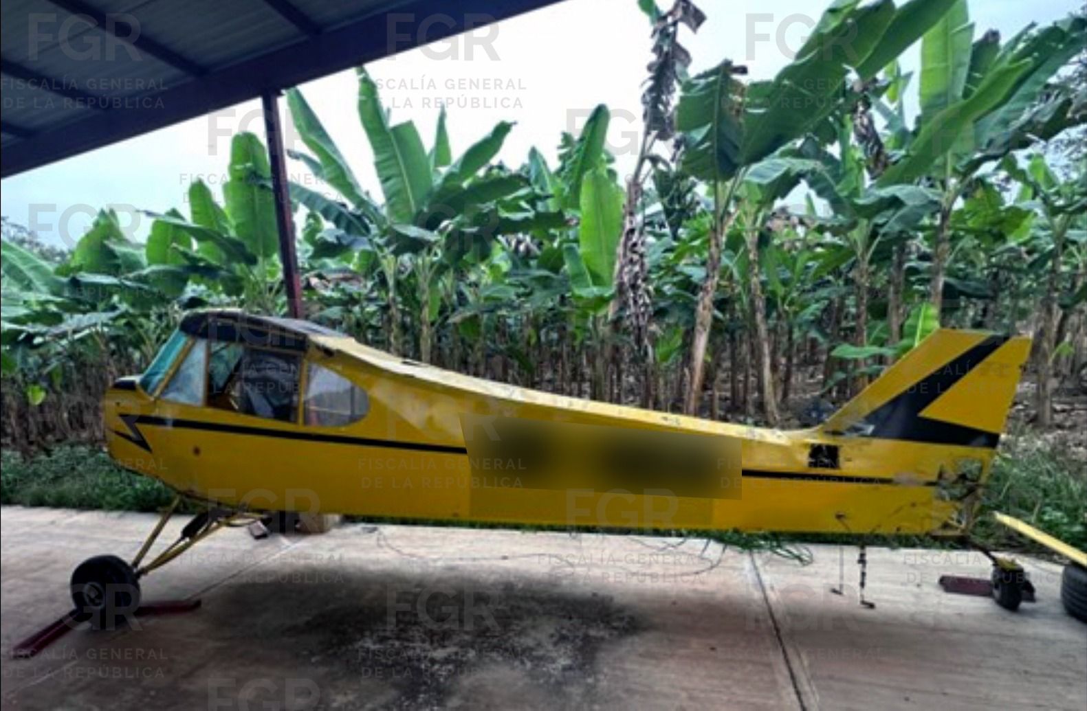 FGR asegura seis avionetas tras cateo en Otatitlán, Veracruz