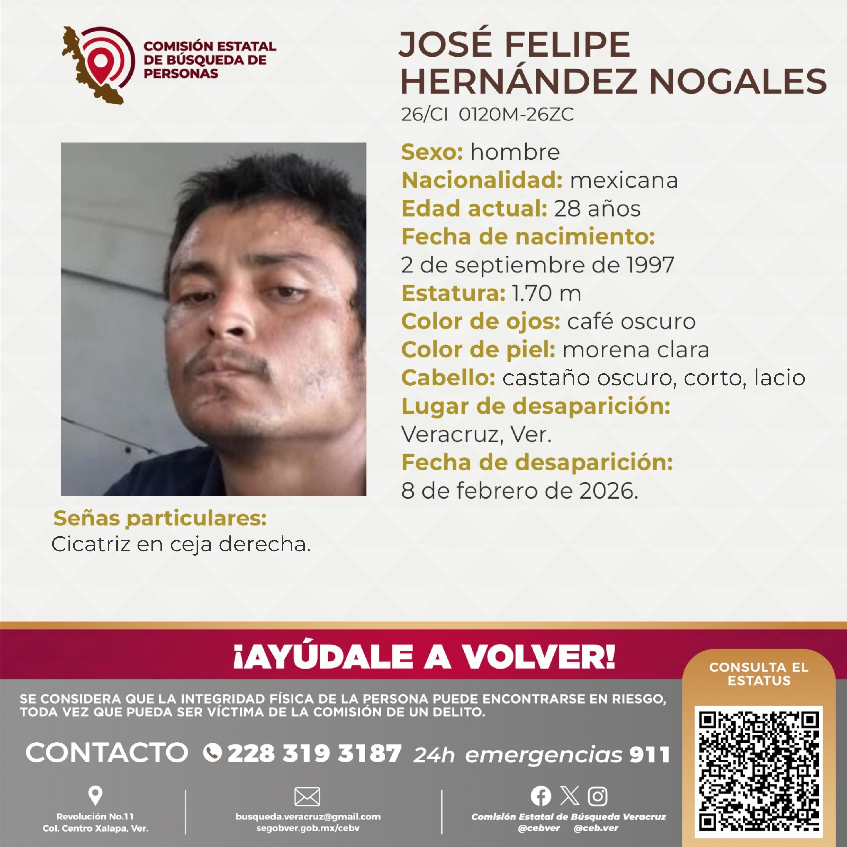 Reportan desaparición de dos jóvenes en la ciudad de Veracruz