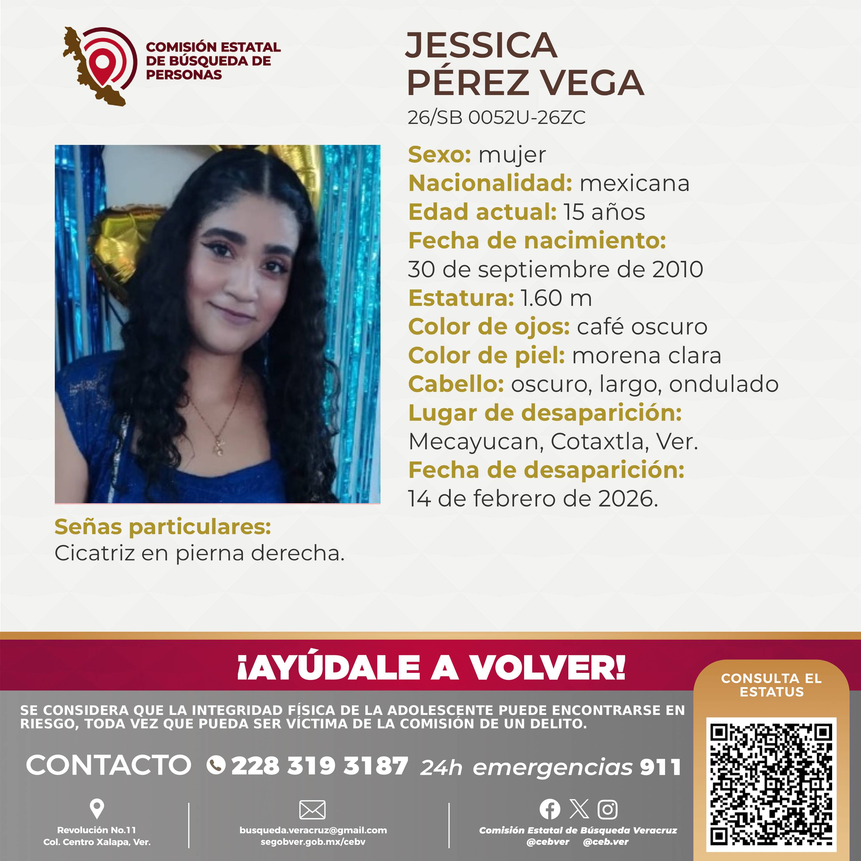 Reportan la desaparición de dos adolescentes en Cotaxtla
