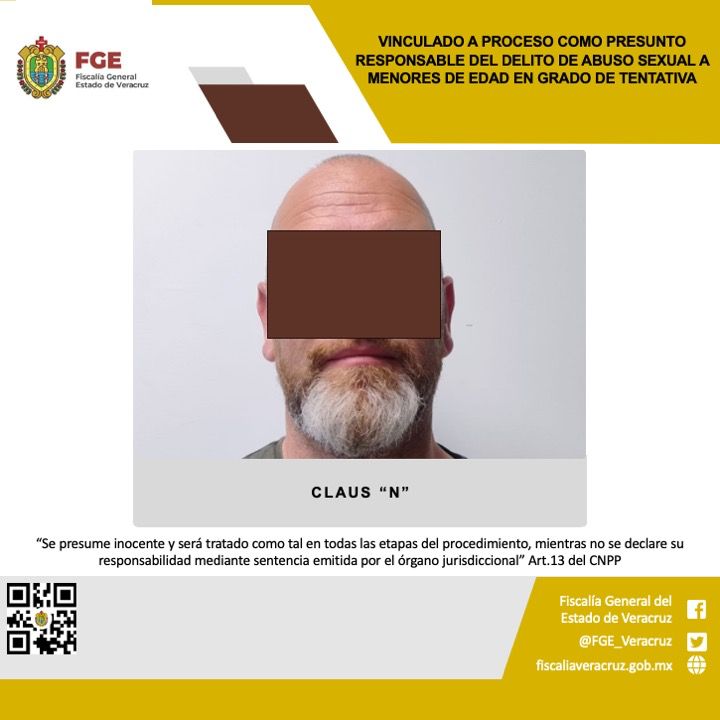 Extranjero fue vinculado por intentar abusar de menor en Veracruz