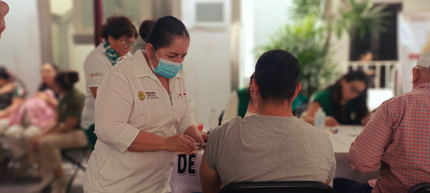 Se reanuda la vacunación contra el sarampión en el edificio Trigueros de la ciudad de Veracruz
