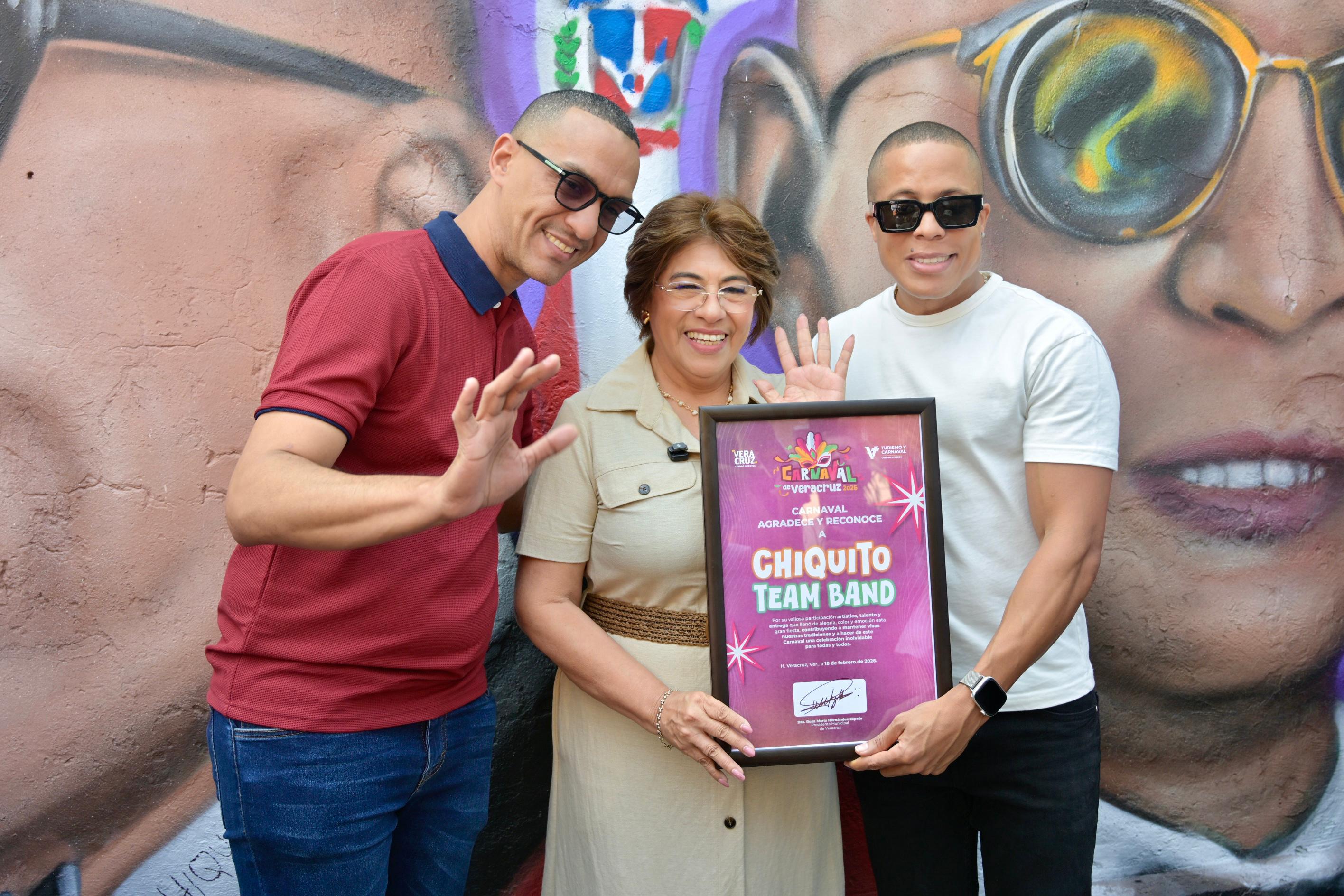 Develan mural de Chiquito Team Band en el Barrio de La Huaca
