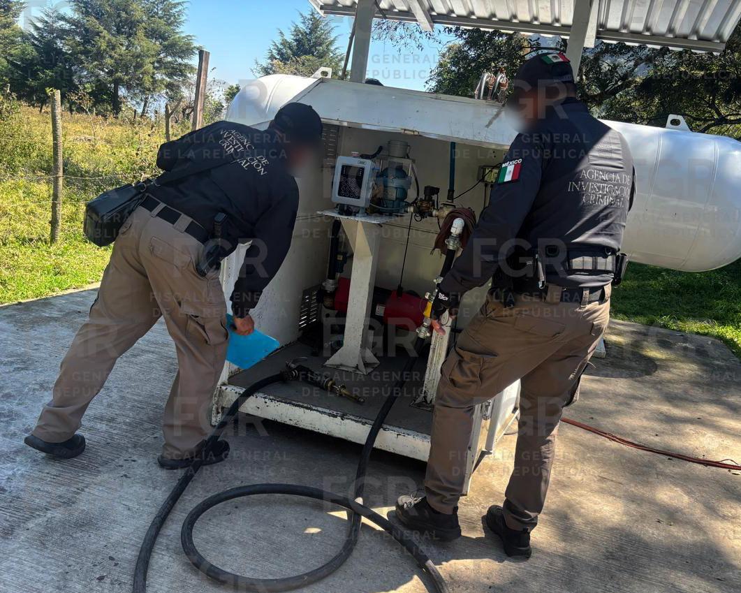 Decomisan 2 mil 108 litros de gas LP en cateo en Jilotepec