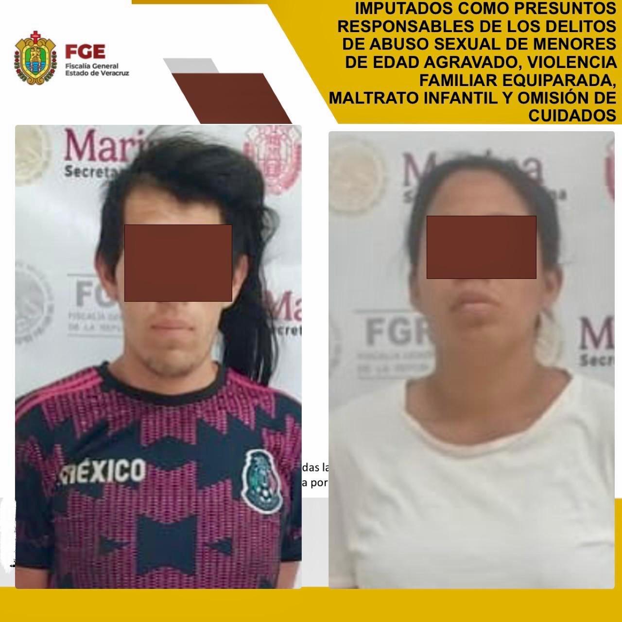 Prisión preventiva a padres por abuso y maltrato infantil en Veracruz