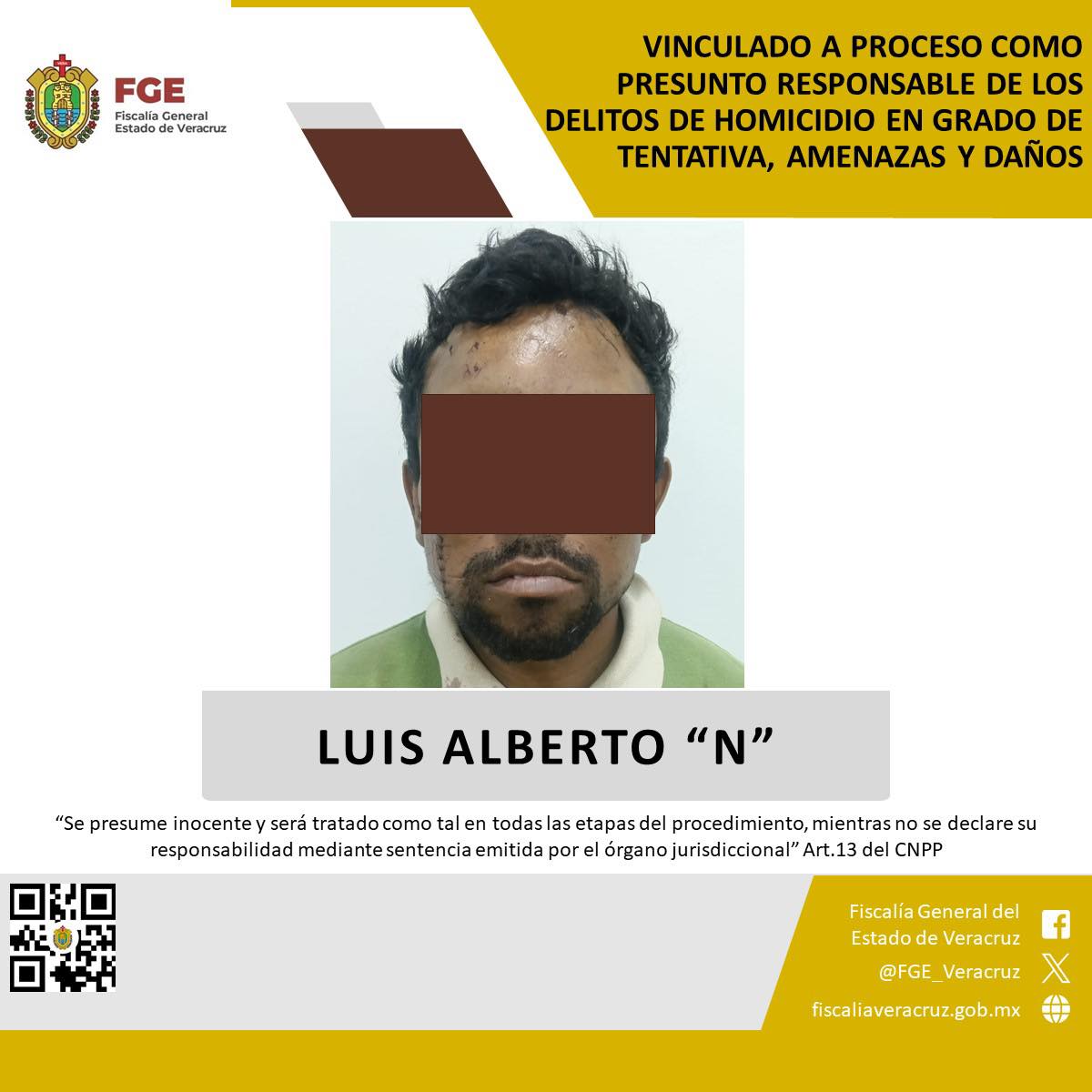 Dictan prisión preventiva a presunto agresor de Bosques de Río Medio