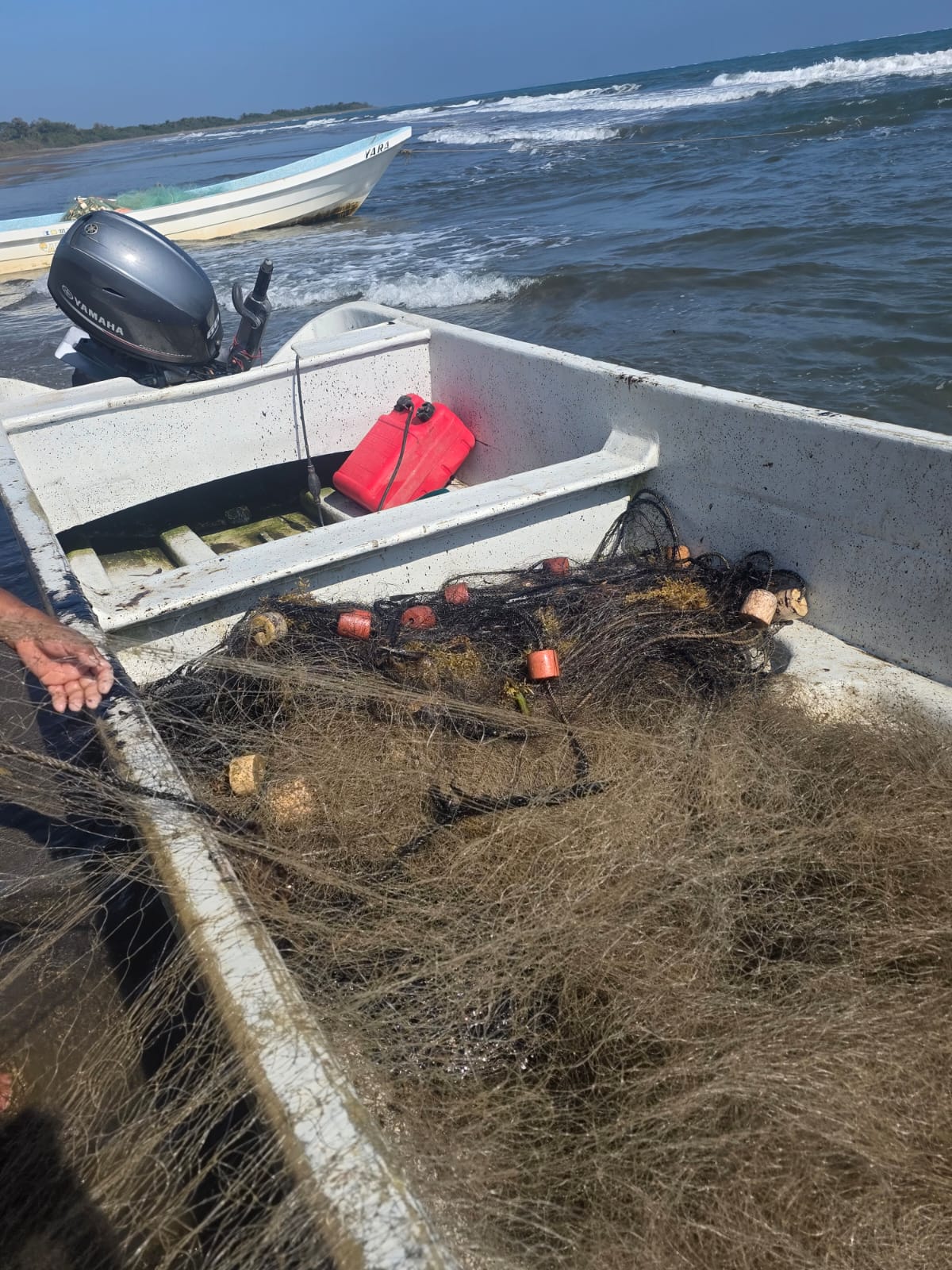 Derrame de hidrocarburo llega a playas de Catemaco en Veracruz