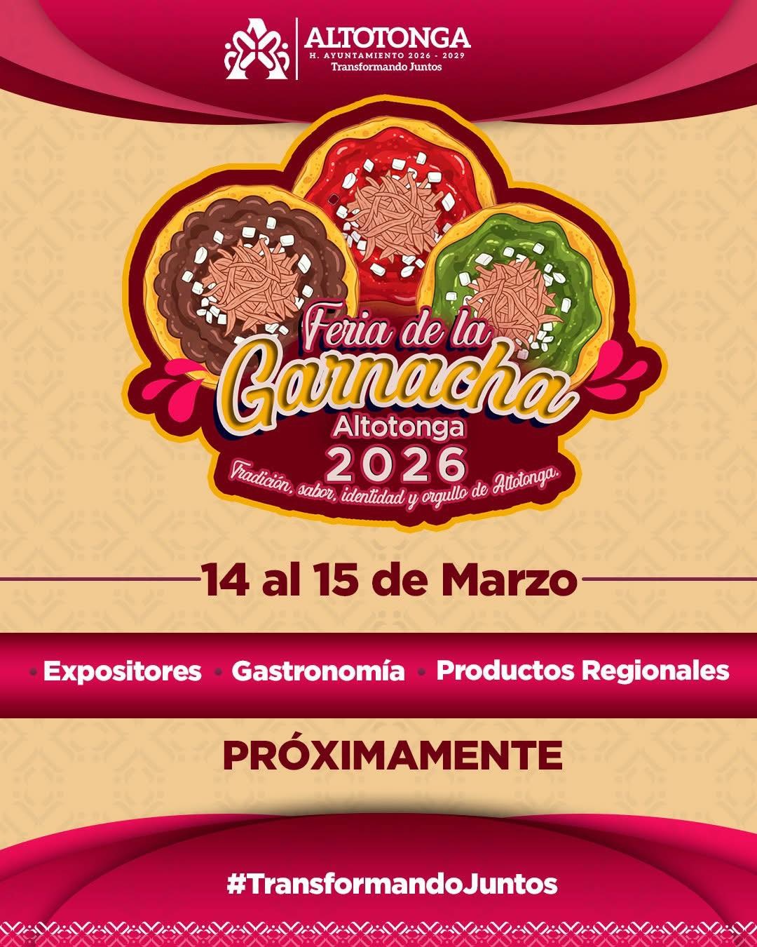 Festival de la Garnacha 2026 se realizará en Altotonga el 14 y 15 de marzo