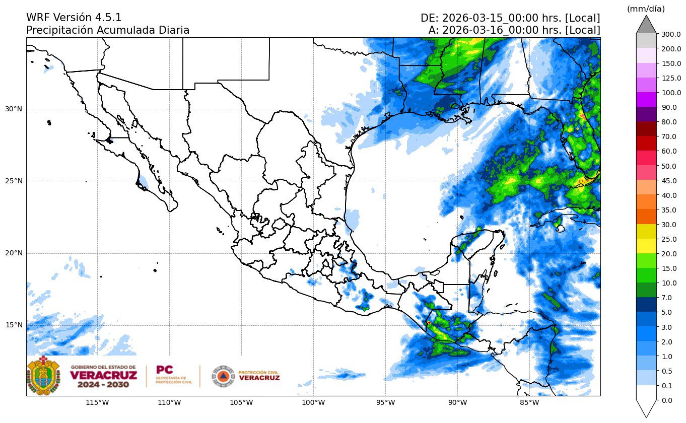 Veracruz tendrá surada hoy y lluvias fuertes con norte mañana