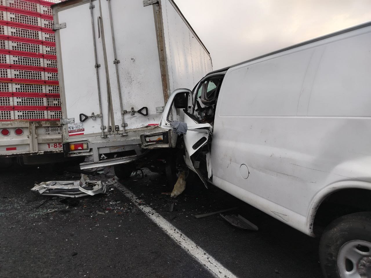 Choque múltiple cierra autopista Puebla-Veracruz en Maltrata