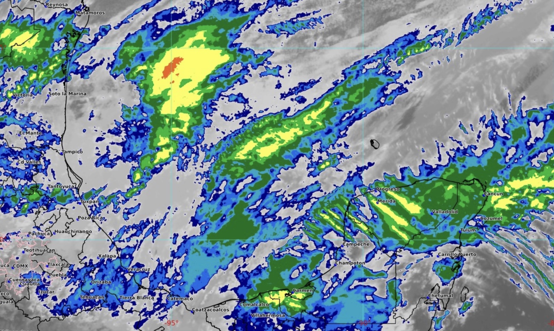 Por frente frío 41 persisten lluvias y norte en Veracruz