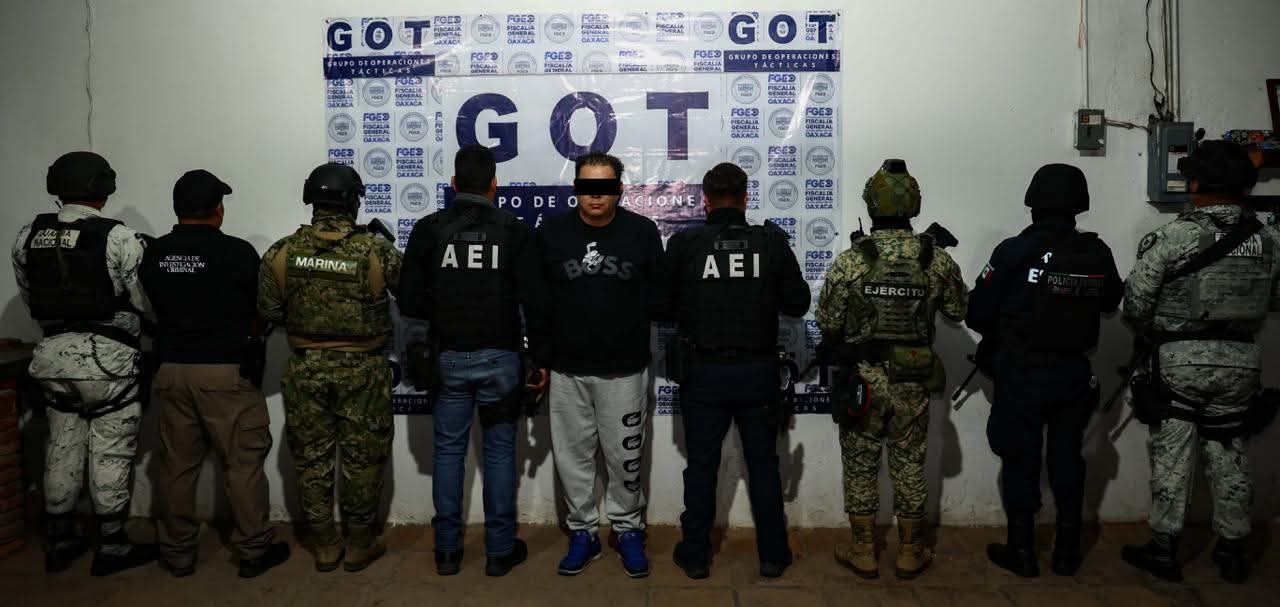 Capturan a El Kilo, jefe de plaza que operaba en los límites de Oaxaca y Veracruz