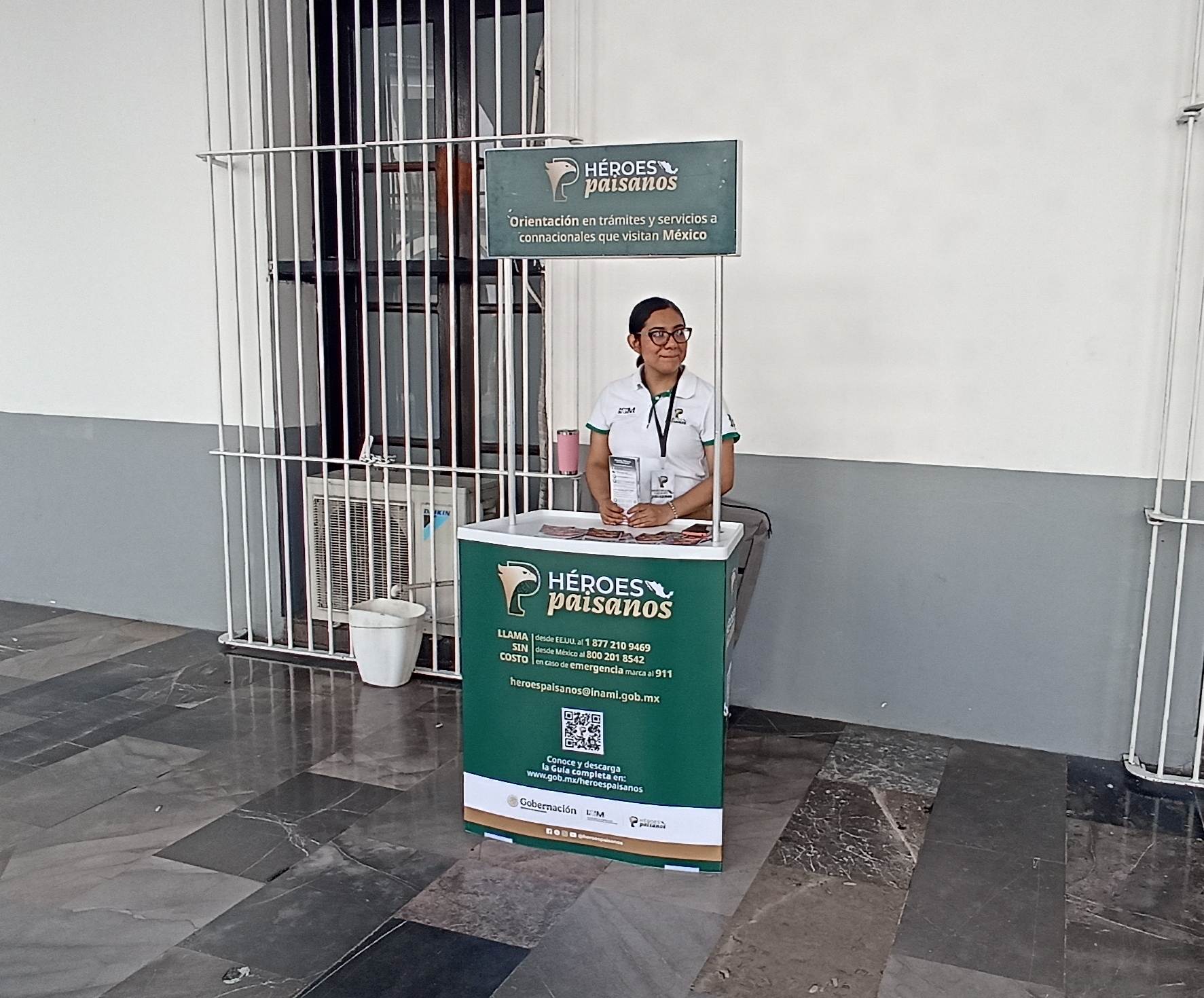 Instalan módulos para paisanos en Veracruz