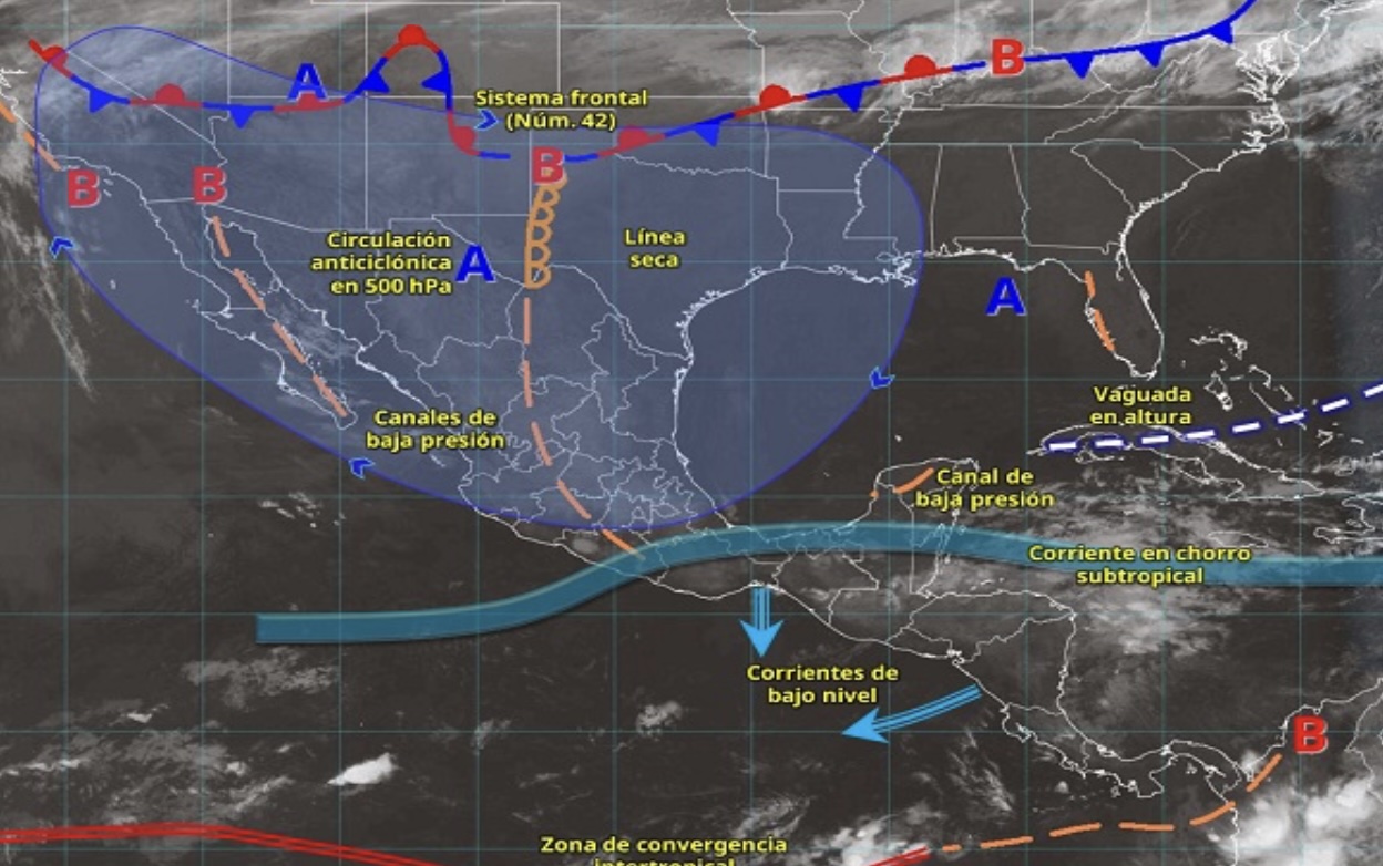 Frente frío 42 provocará Norte, lluvias y oleaje en Veracruz