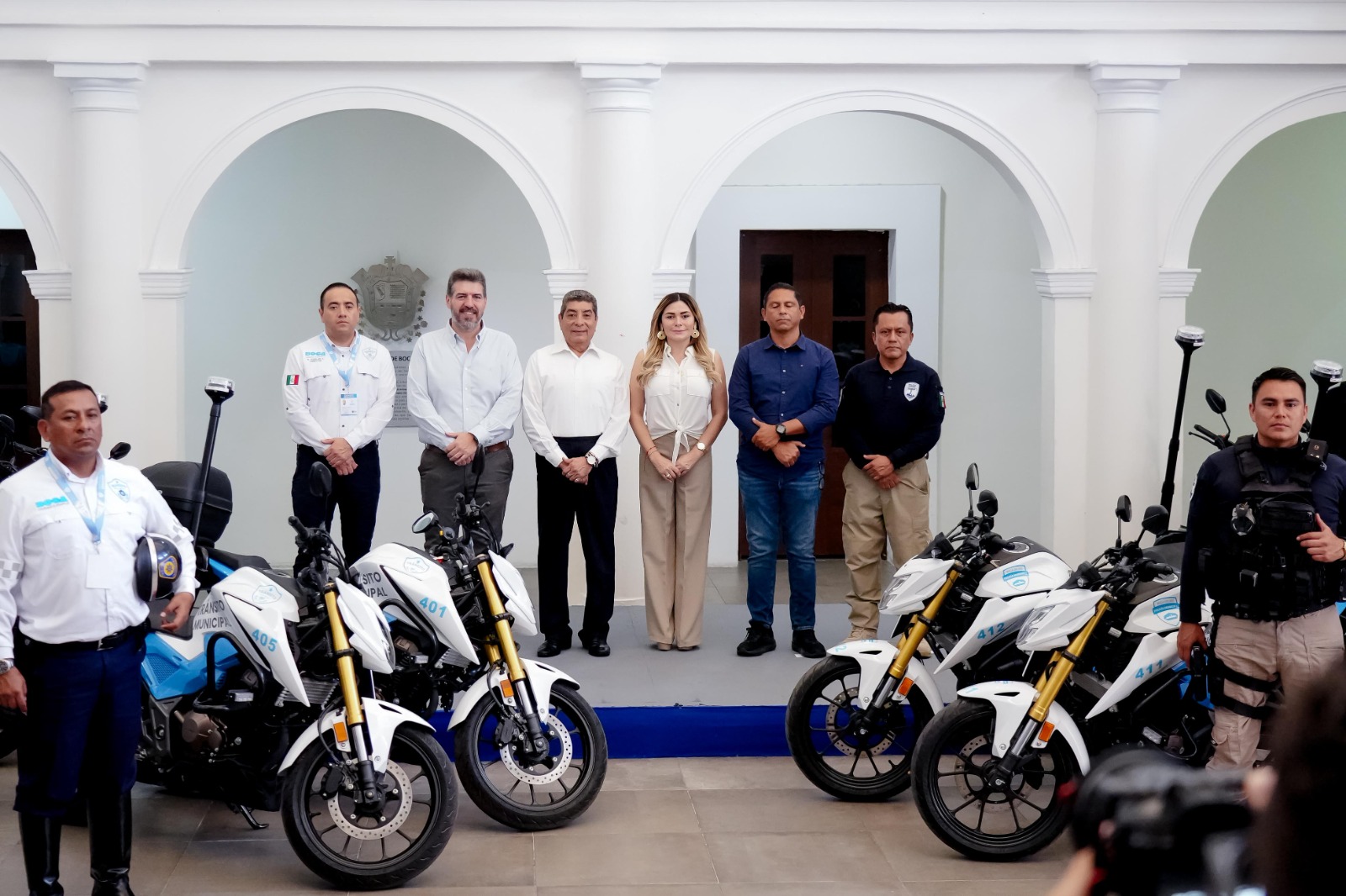 Boca del Río refuerza seguridad con 12 motopatrullas nuevas