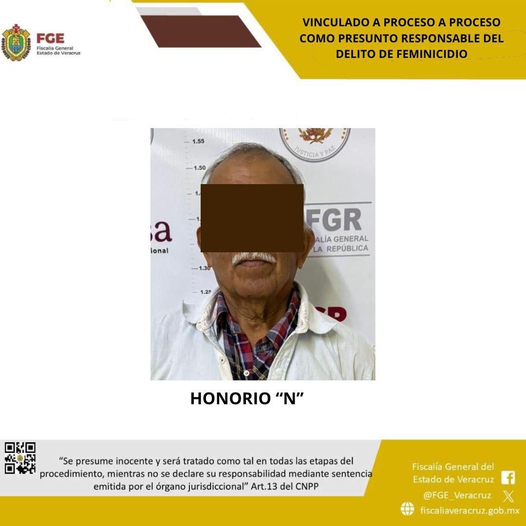 Vinculan a proceso a presunto responsable de feminicidio en Tuxpan; crimen ocurrió en 2019