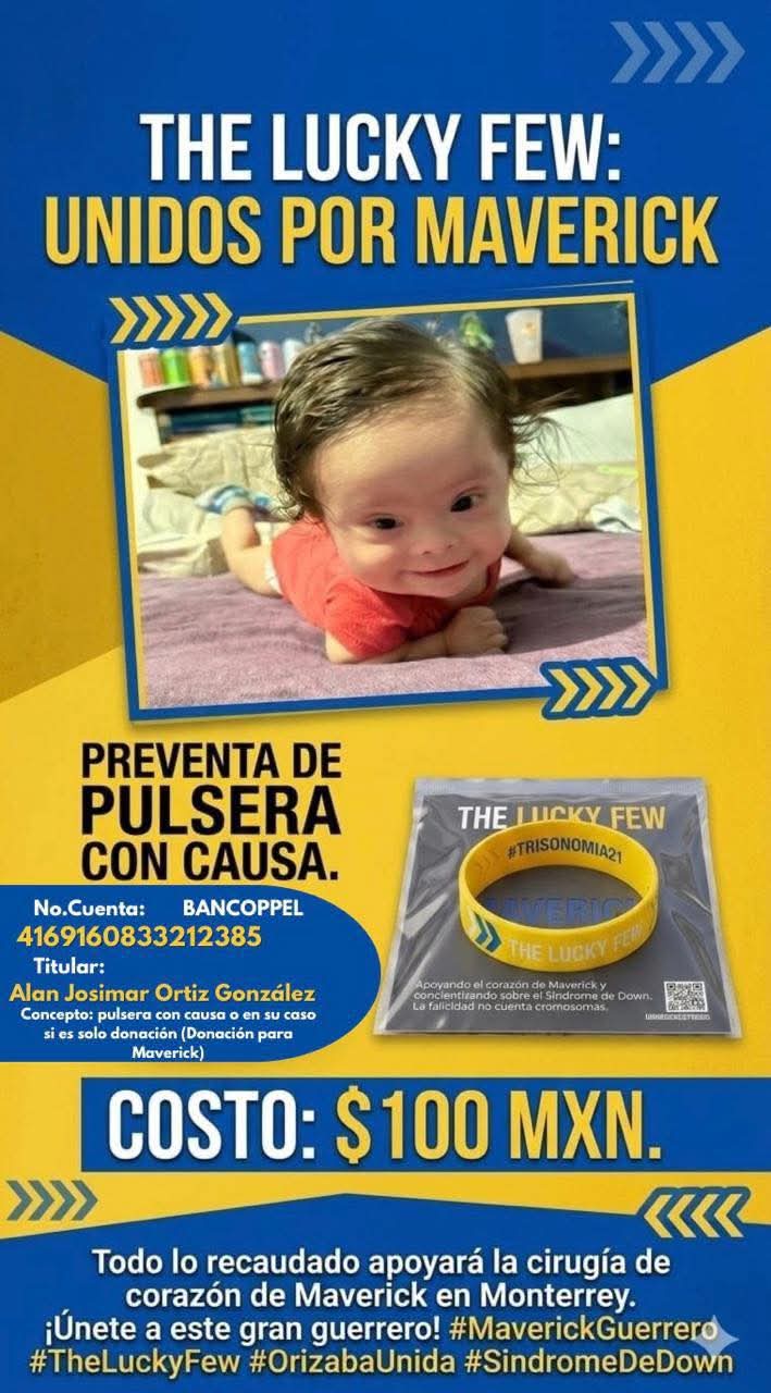 Familia en Orizaba recauda fondos para cirugía de Maverick